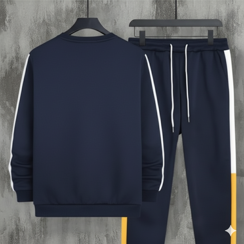 Strip Design Men's Winter Collection 2 piece track suit