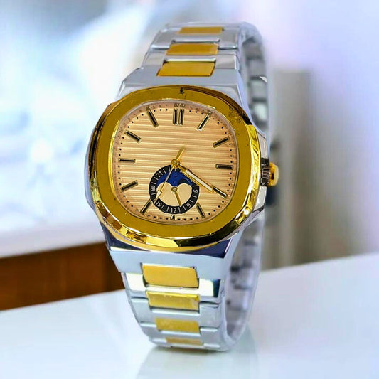 High Quality Wrist Watch For Men & Boys| Decent Wrist Nautilus Stainless Steel Watch New Ultra Thin Men's Watch Quartz Watch