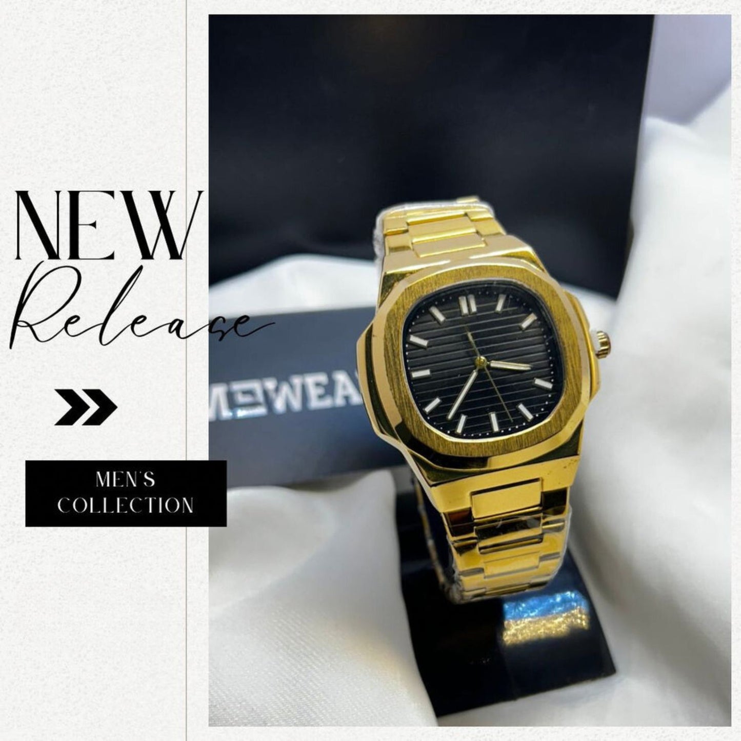 High Quality Wrist Watch For Men & Boys| Decent Wrist Nautilus Stainless Steel Watch New Ultra Thin Men's Watch Quartz Watch