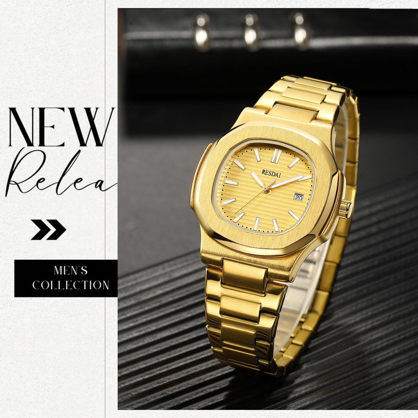 High Quality Wrist Watch For Men & Boys| Decent Wrist Nautilus Stainless Steel Watch New Ultra Thin Men's Watch Quartz Watch