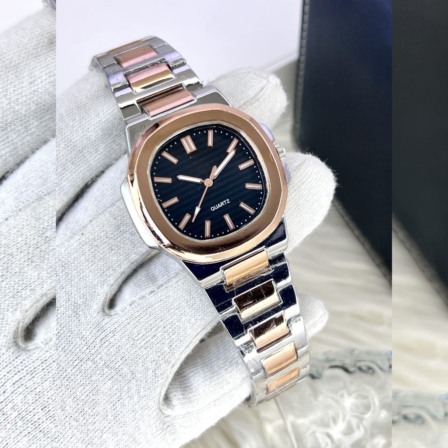 High Quality Wrist Watch For Men & Boys| Decent Wrist Nautilus Stainless Steel Watch New Ultra Thin Men's Watch Quartz Watch