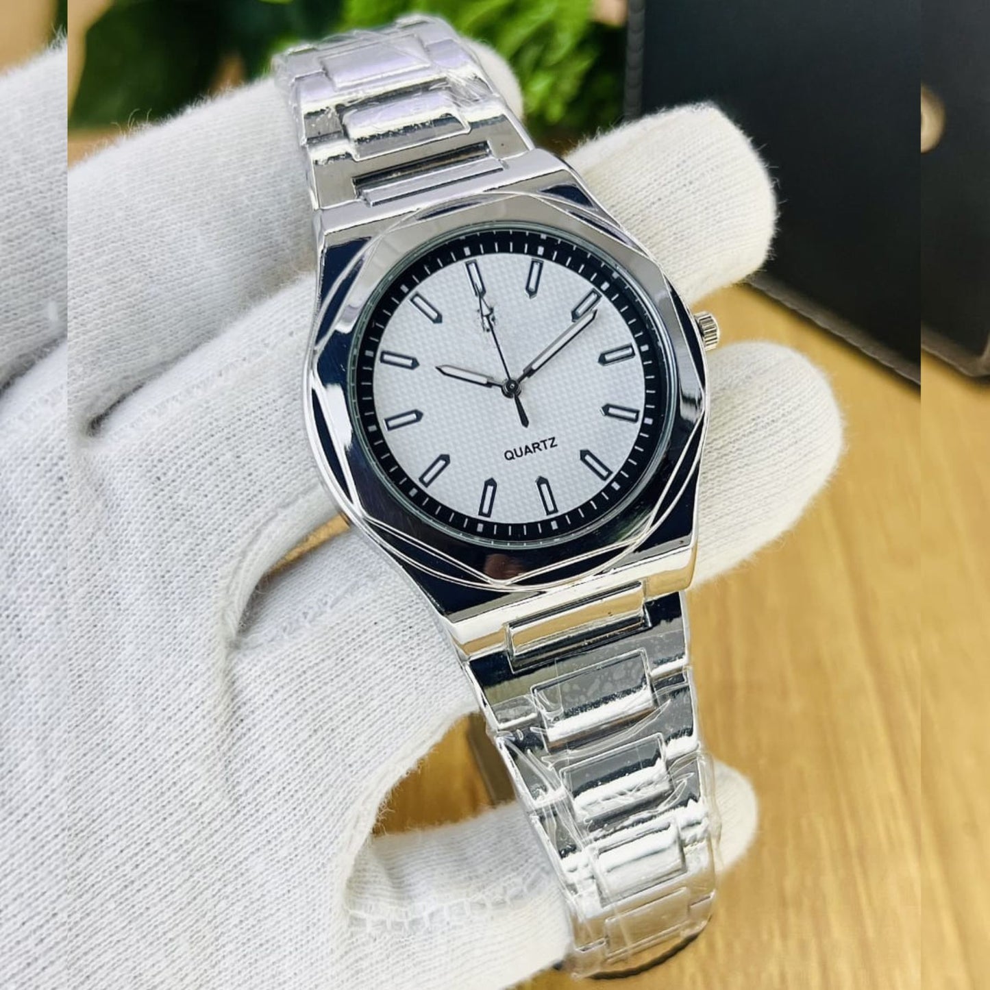 High Quality Wrist Watch For Men & Boys| Decent Wrist Nautilus Stainless Steel Watch New Ultra Thin Men's Watch Quartz Watch