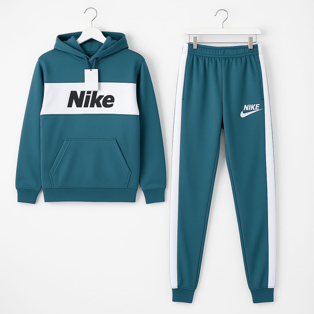 Nike Men’s Premium Tracksuit Set  – Stylish Sportswear in Frozy, Brown, Black, Blue & More Colors