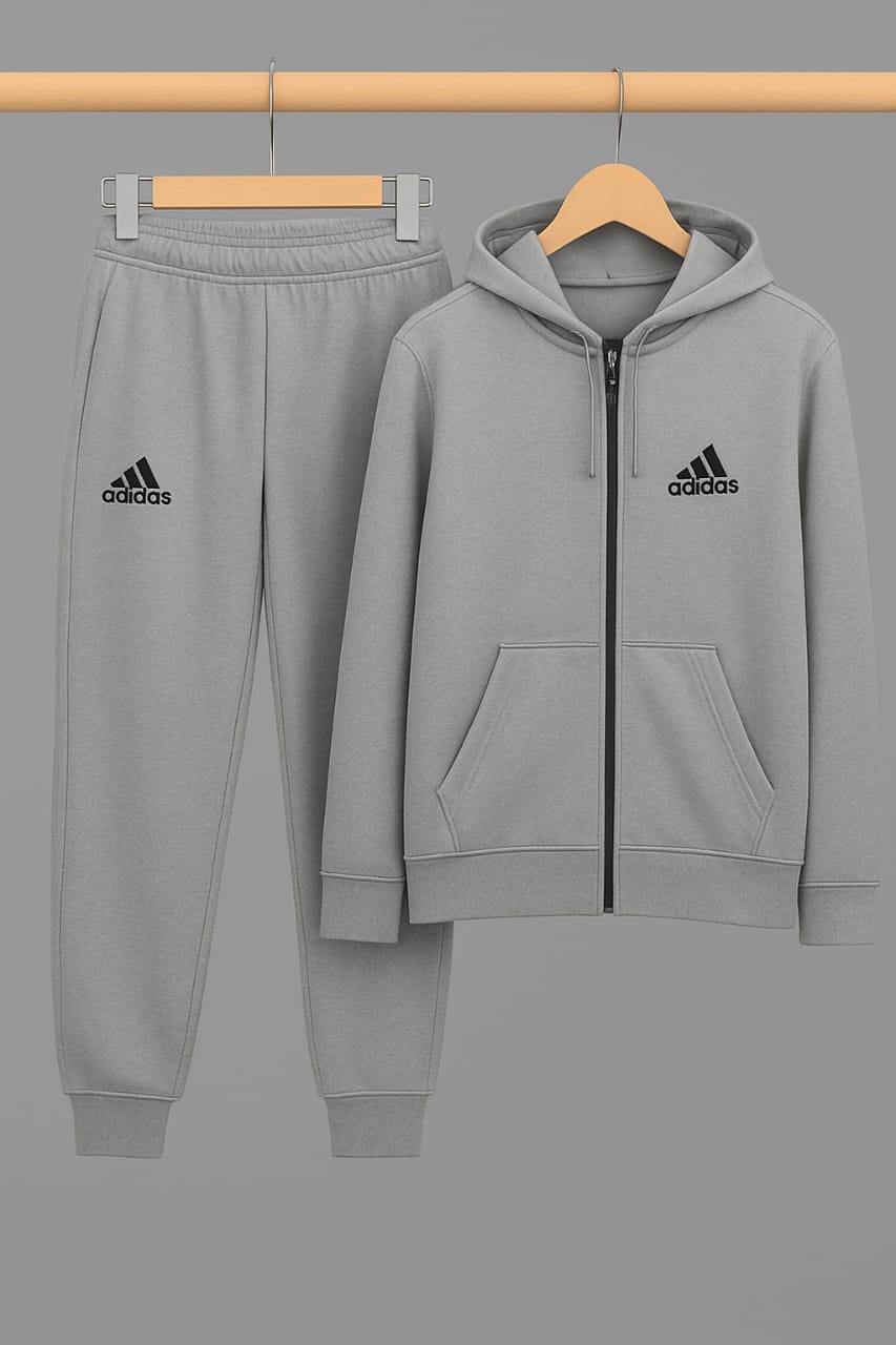 Adidas Men’s Classic Tracksuit Set (Jacket + Trouser) – Premium Sportswear in Black, Blue & More Colors