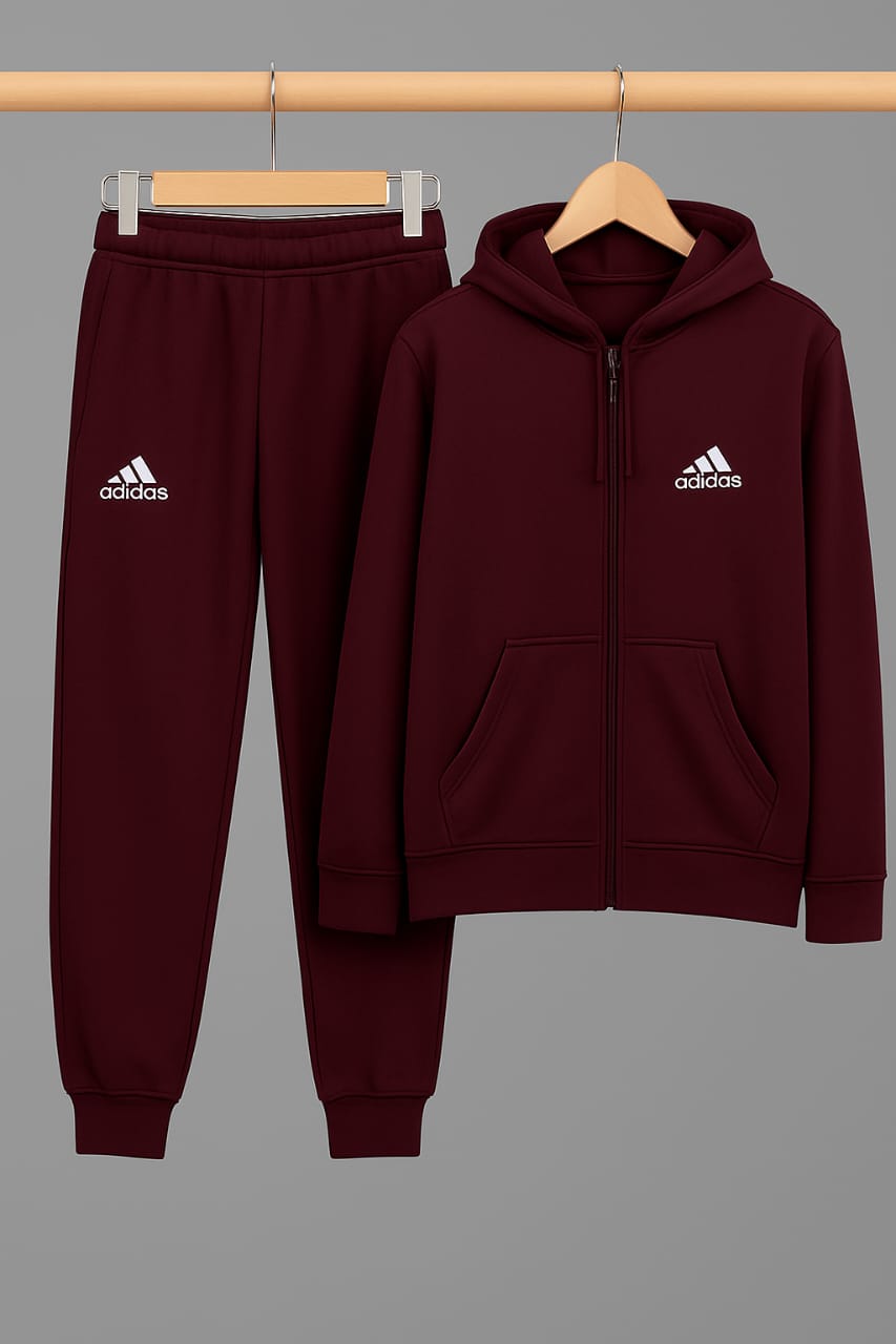 Adidas Men’s Classic Tracksuit Set (Jacket + Trouser) – Premium Sportswear in Black, Blue & More Colors