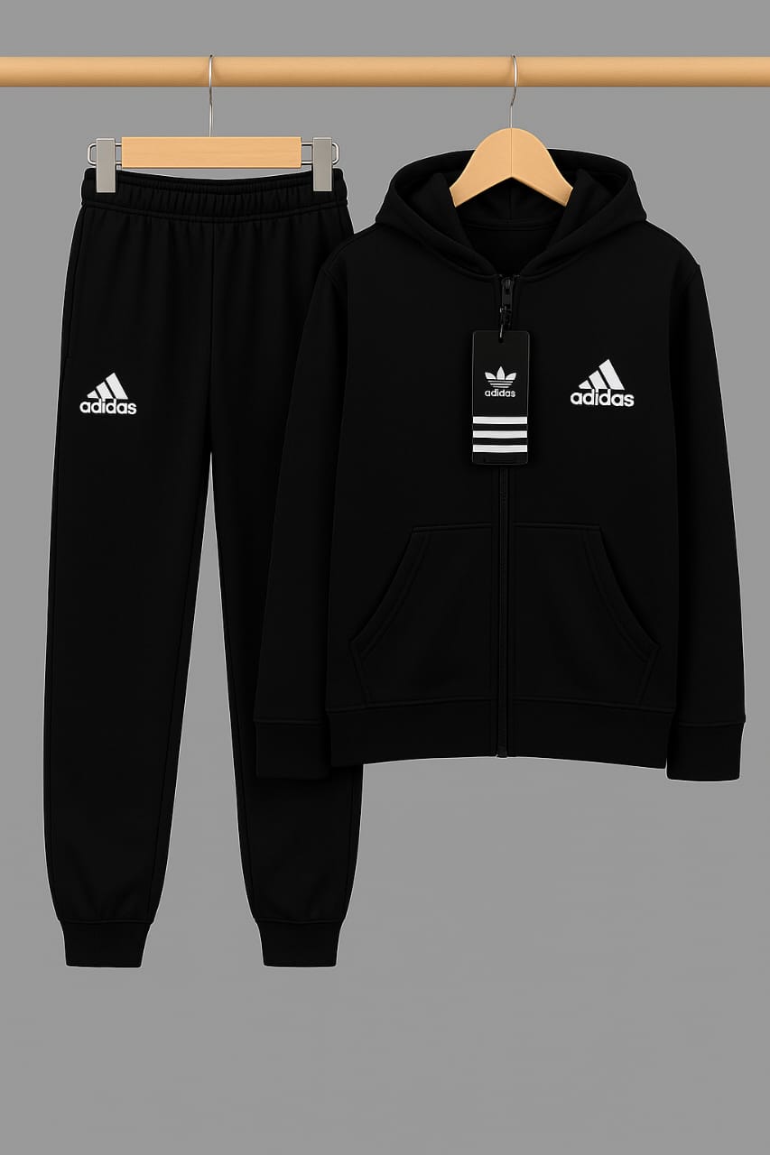 Adidas Men’s Classic Tracksuit Set (Jacket + Trouser) – Premium Sportswear in Black, Blue & More Colors