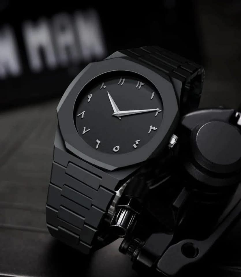 Black Arabic Aura  Watch
