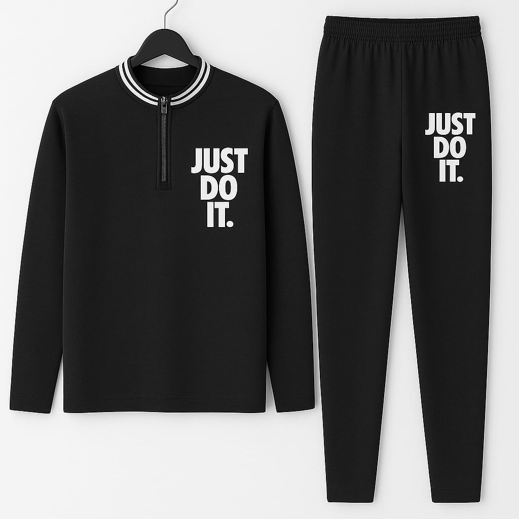 Just Do It Premium Tracksuit – Stylish Sportswear&Casual for Men