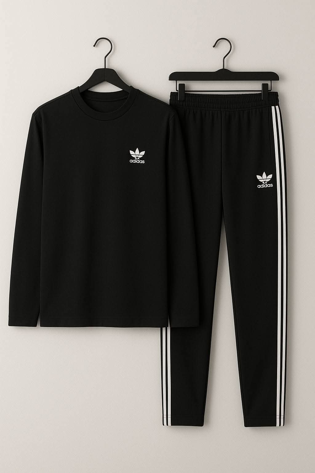 Adidas Men’s Classic Tracksuit Set (Jacket + Trouser) – Premium Sportswear in Black, Blue & More Colors