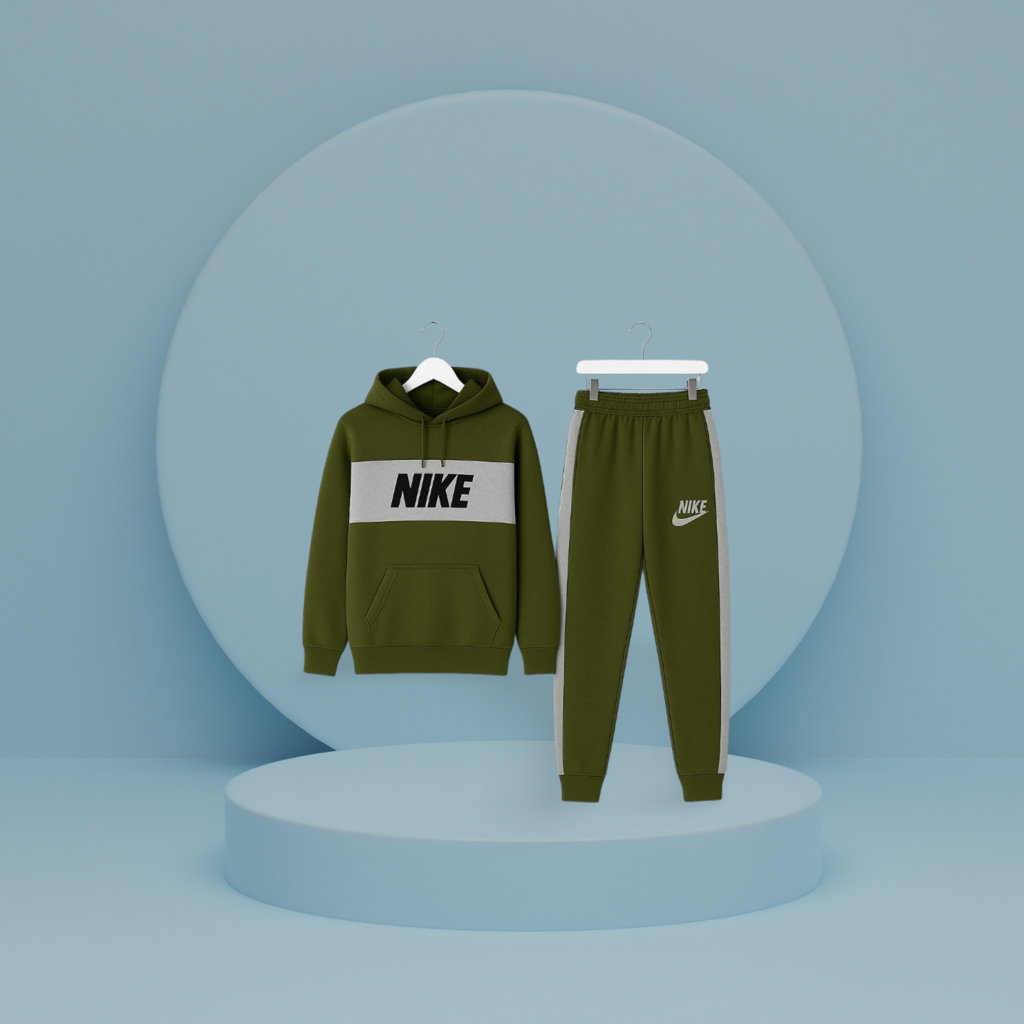 Nike Men’s Premium Tracksuit Set  – Stylish Sportswear in Frozy, Brown, Black, Blue & More Colors